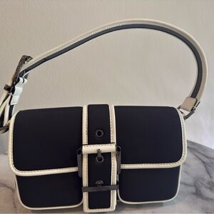 NEW Michael Kors Colby Black and White Women's Bag.